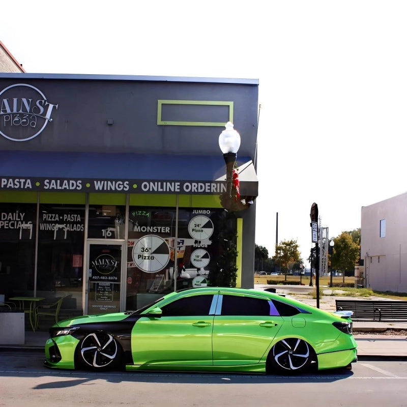 Gloss Metallic Gold Green Car Vinyl Wrap PET