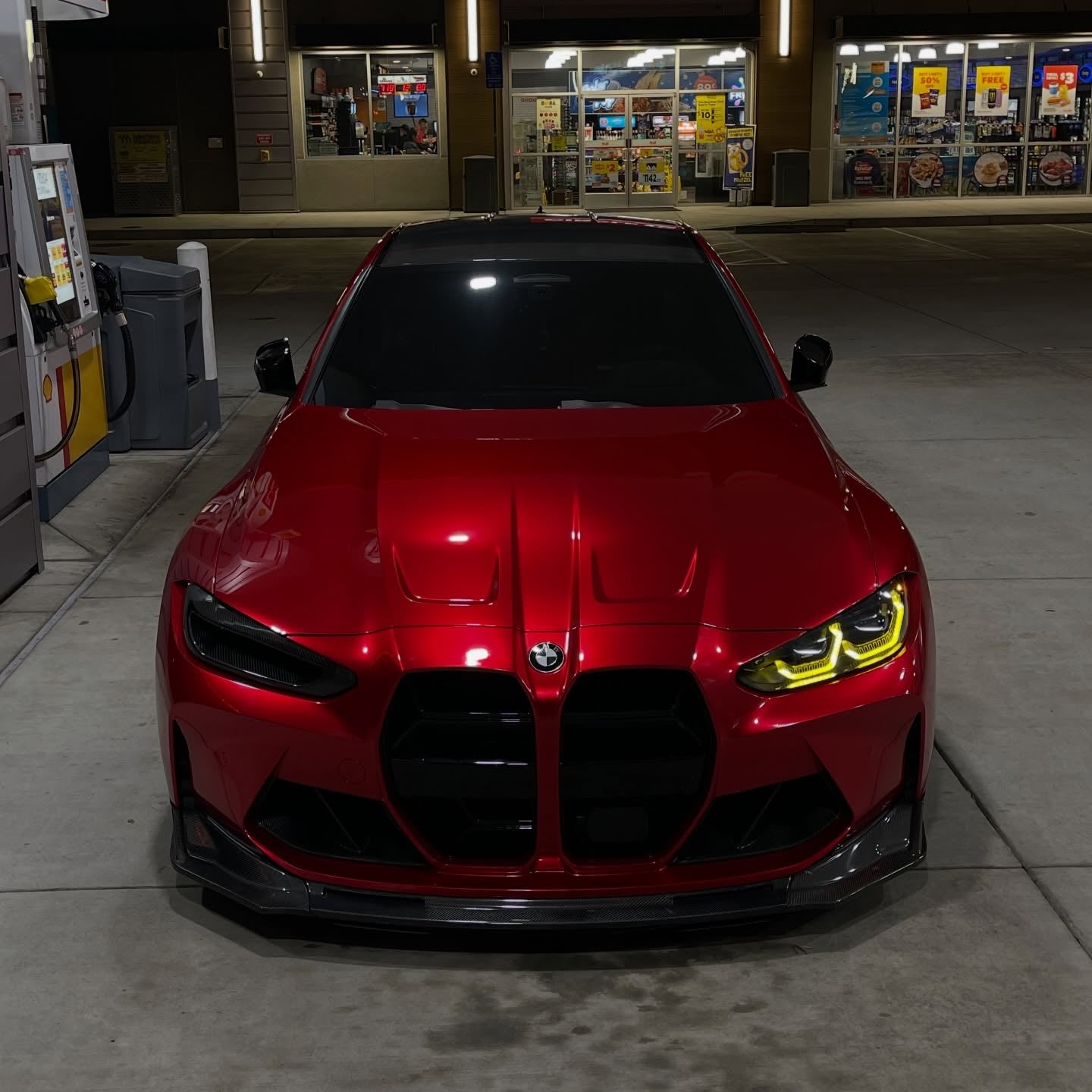 Gloss Metallic Liquid Ruby Red Car Vinyl Wrap PET