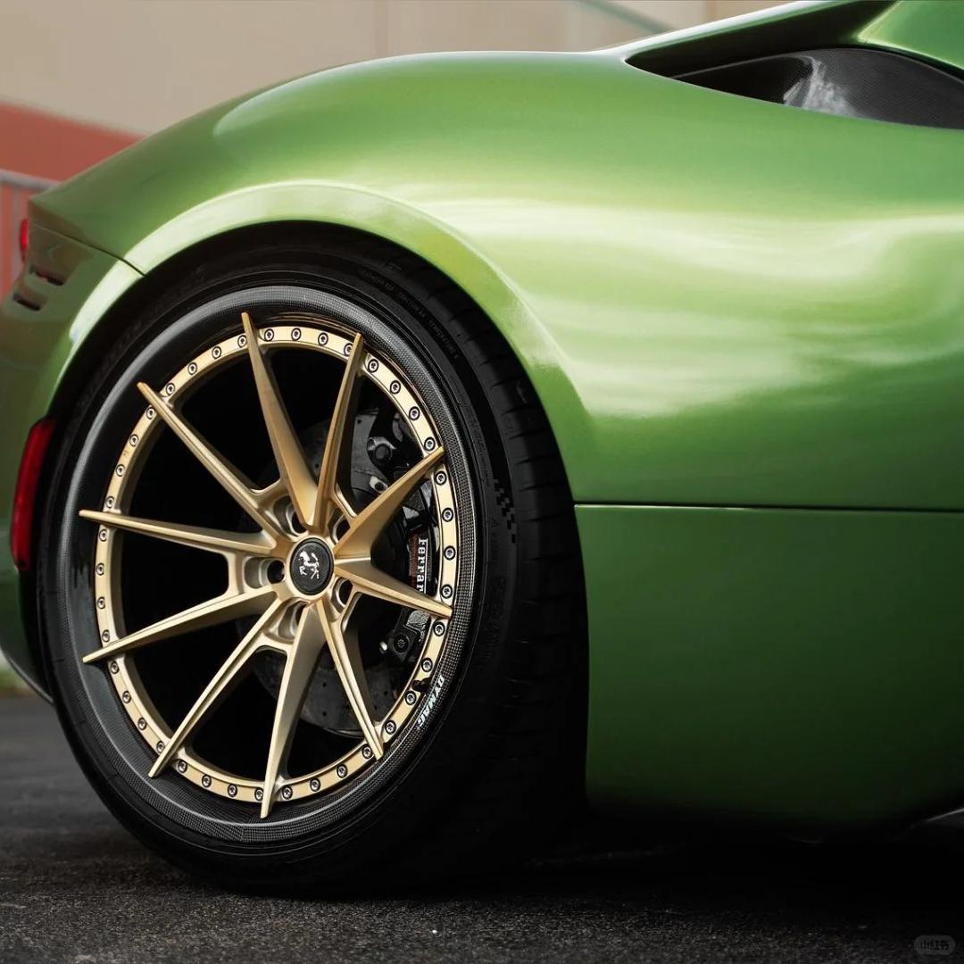 Gloss Metallic Mamba Green Car Vinyl Wrap PET