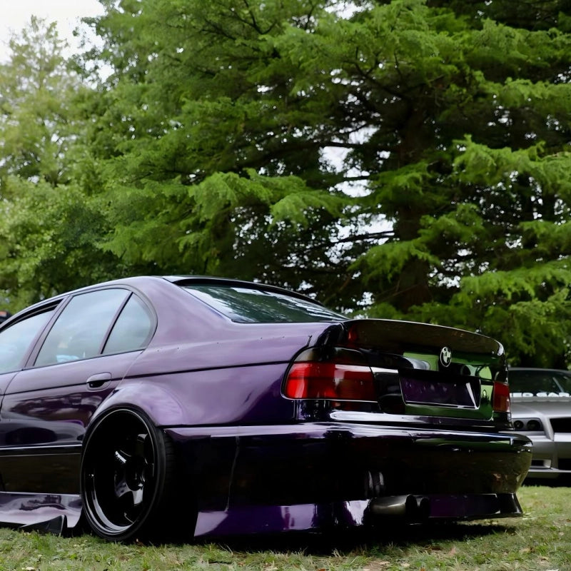 Gloss Metallic Midnight Purple Car Vinyl Wrap BMW PET