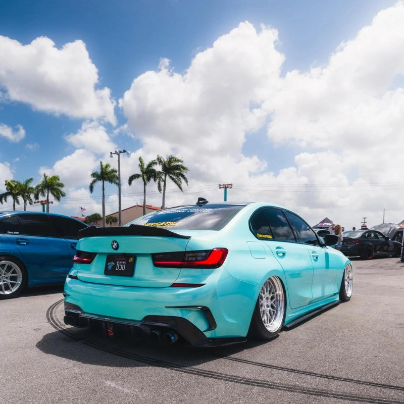 Gloss Metallic Neon Ice Blue Car Vinyl Wrap