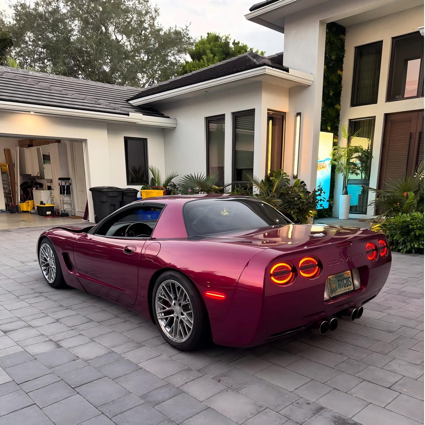 Gloss Metallic Pagoda Red Car Vinyl Wrap PET