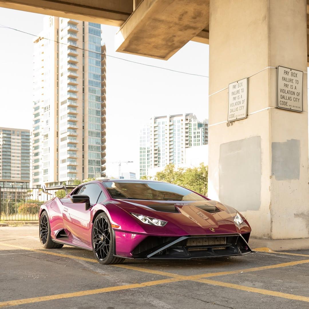 Gloss Metallic Passionate Purple Car Vinyl Wrap PET (U.S )