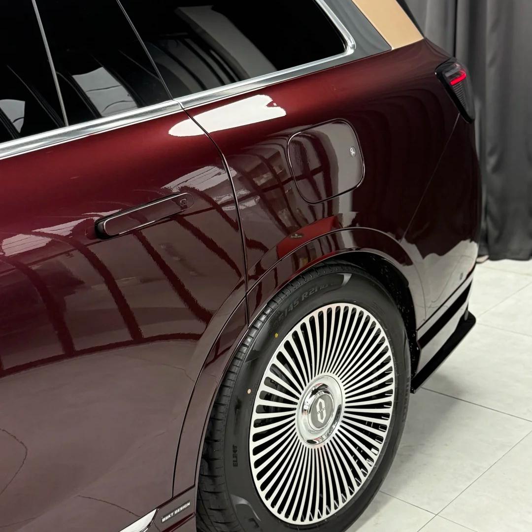 Gloss Metallic Plum Red Car Vinyl Wrap PET