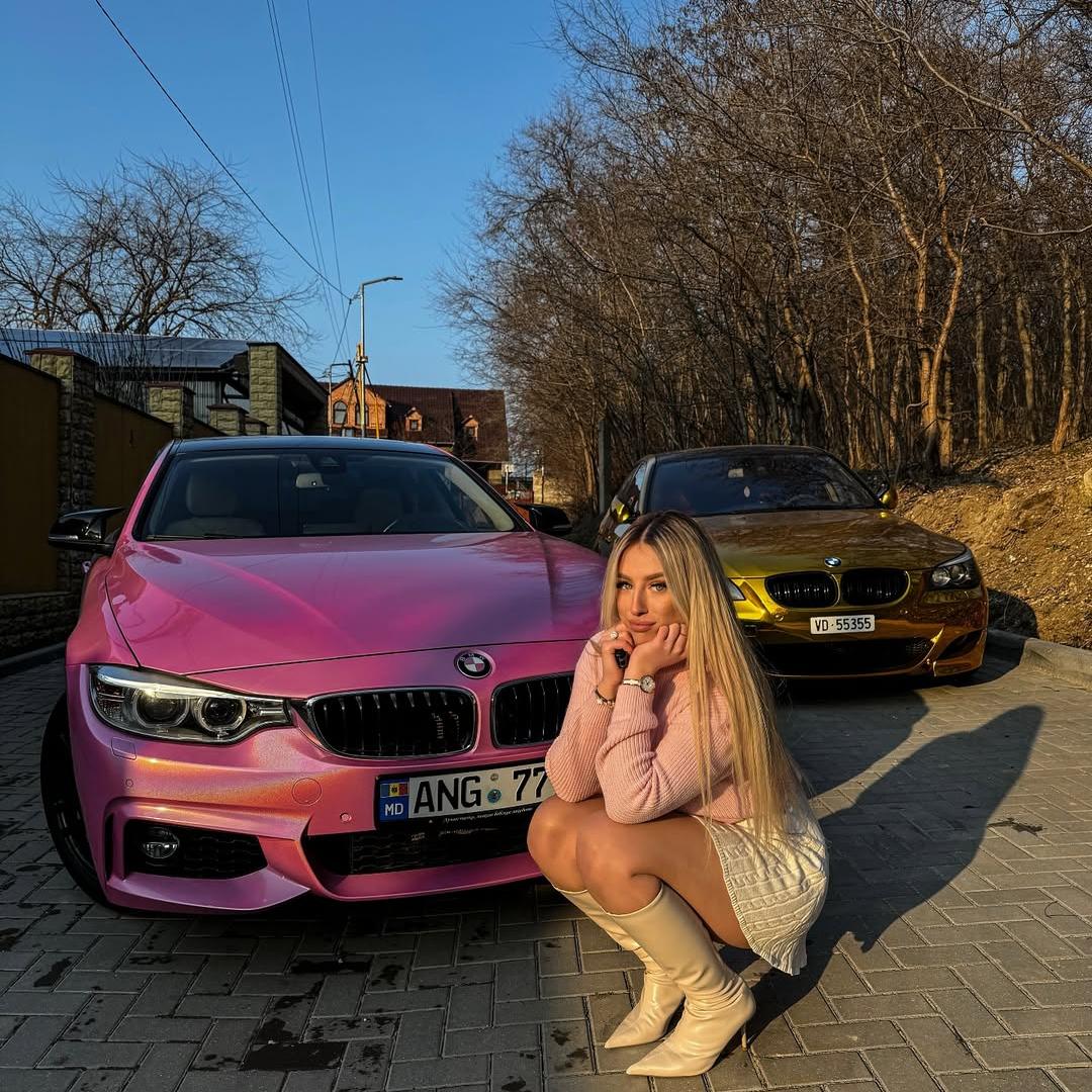 Gloss Metallic Rainbow Laser Pink Car Vinyl Wrap PET