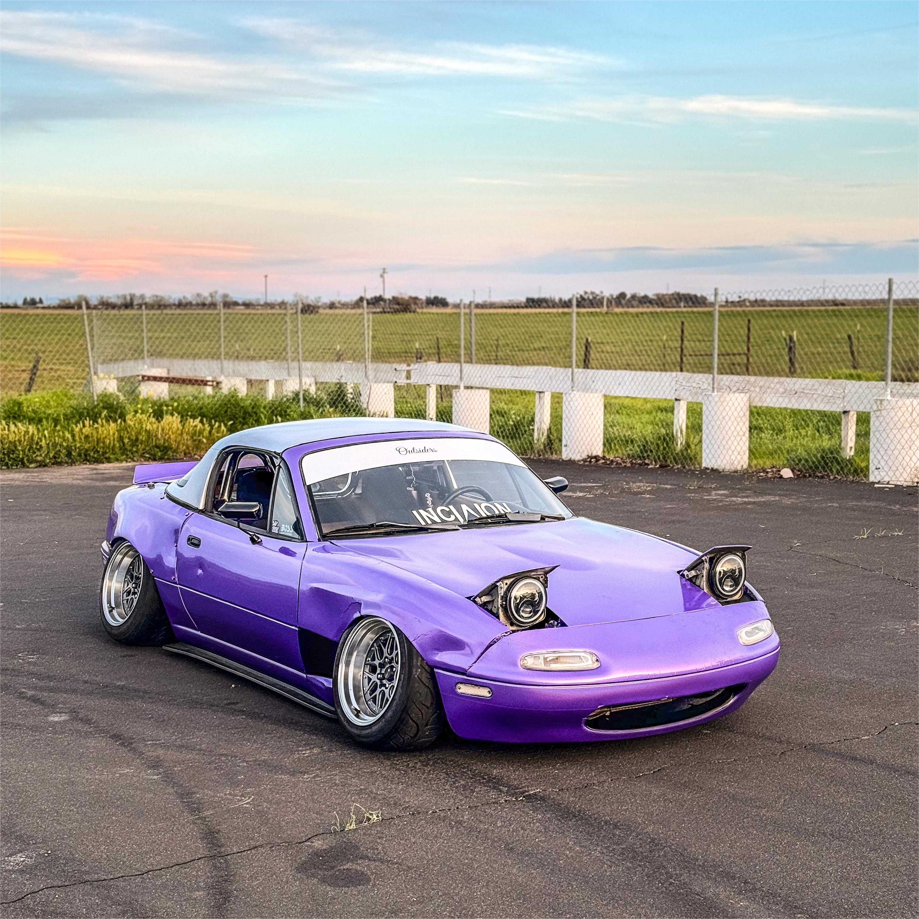 Gloss Metallic Rainbow Laser Purple Light Purple Car Vinyl Wrap