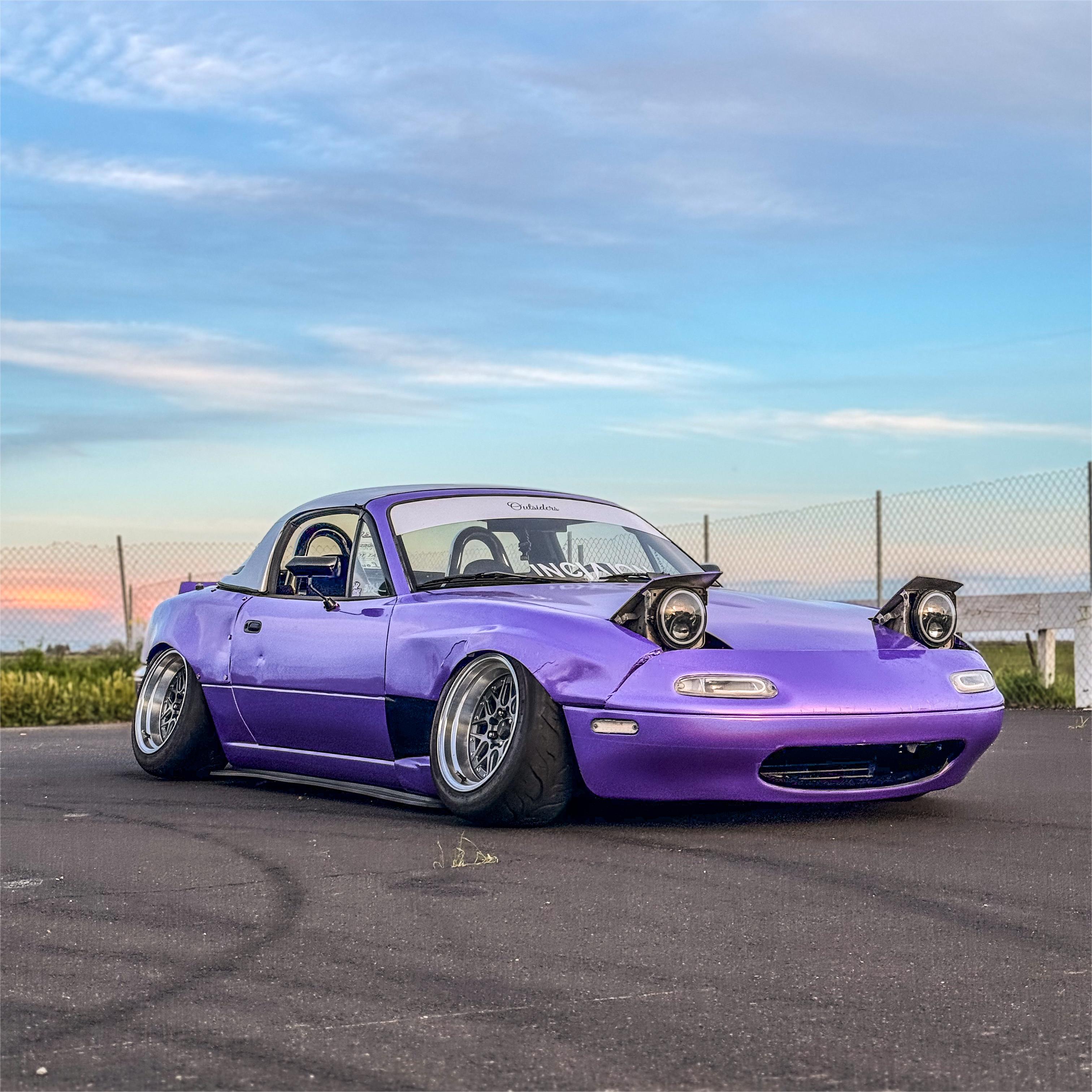 Gloss Metallic Rainbow Laser Purple Light Purple Car Vinyl Wrap