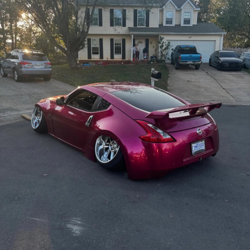 Gloss Metallic Rubellite Purple Car Vinyl Wrap PET
