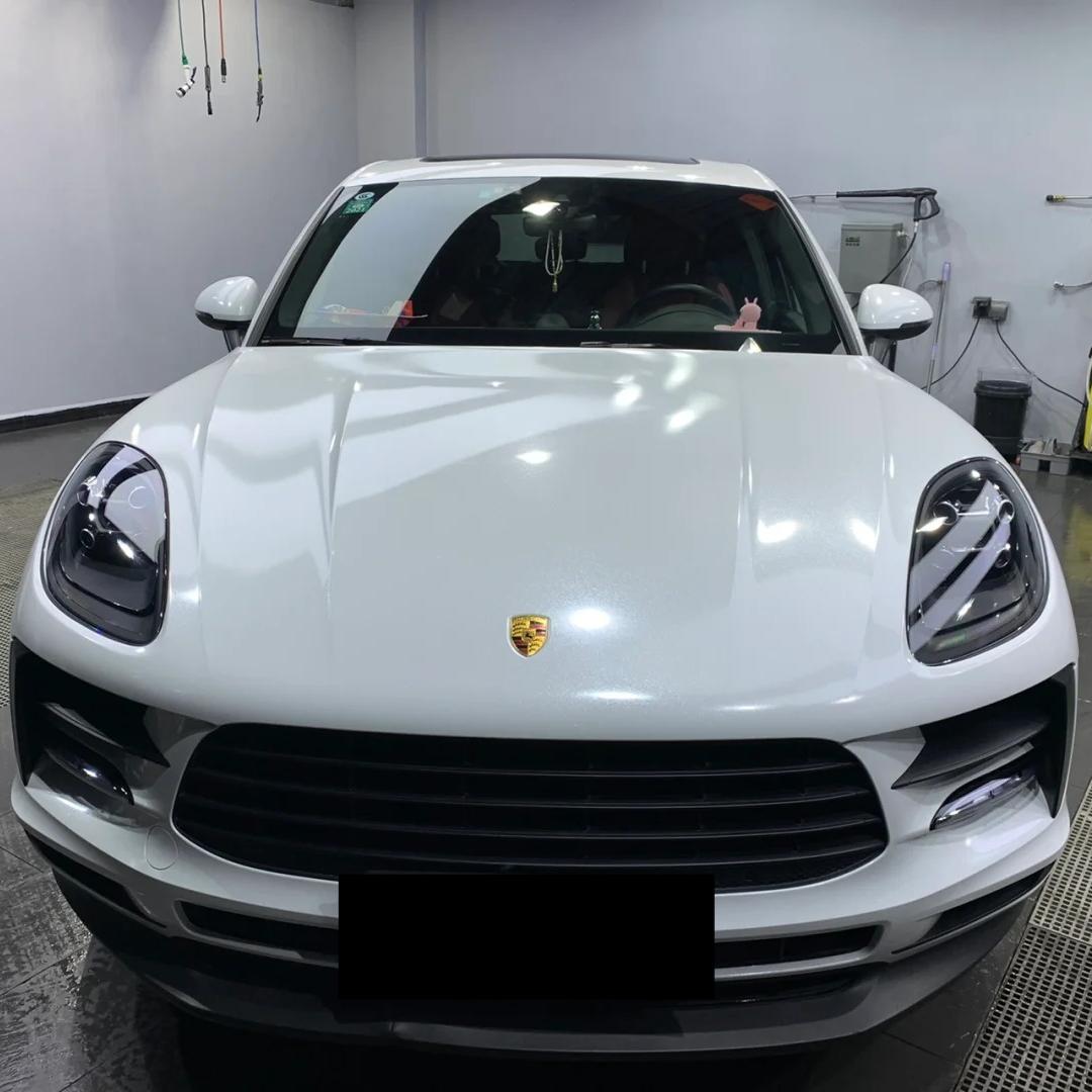 Gloss Metallic Sparkle Glitter White Car Vinyl Wrap Sale