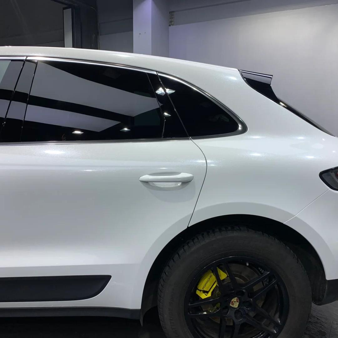 Gloss Metallic Sparkle Glitter White Car Vinyl Wrap Sale