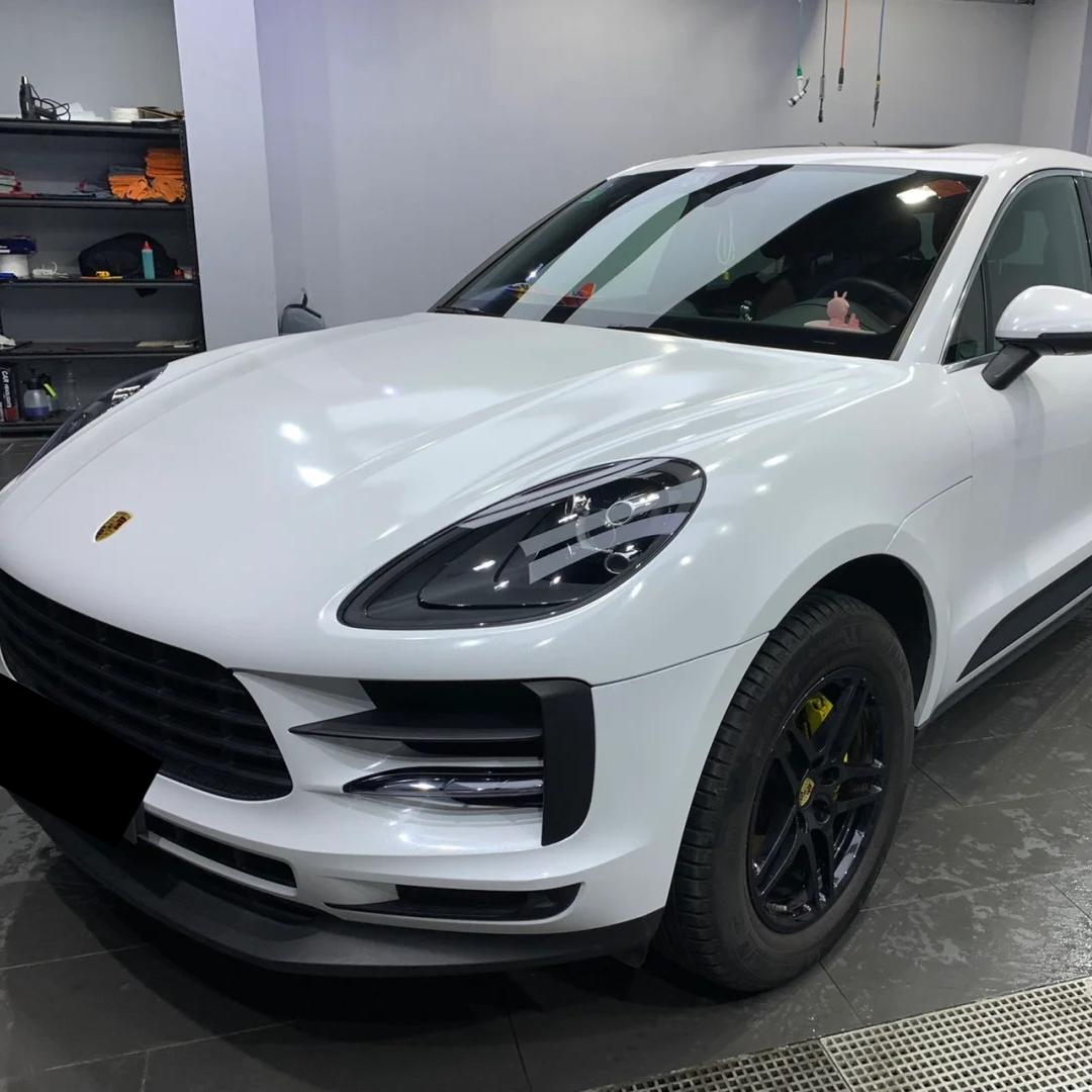 Gloss Metallic Sparkle Glitter White Car Vinyl Wrap Sale