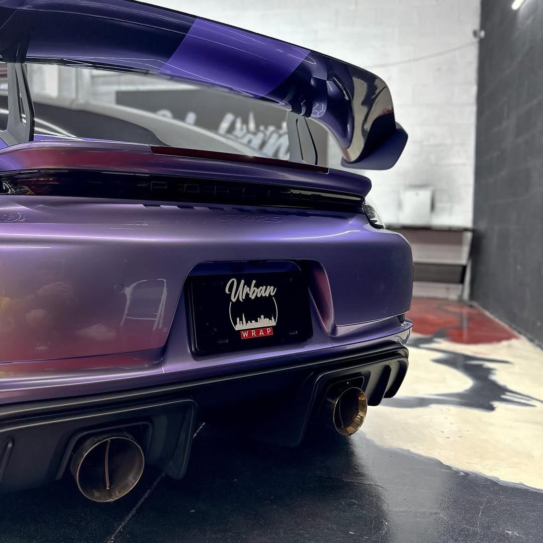 Gloss Metallic Viola Purple Car Vinyl Wrap PET