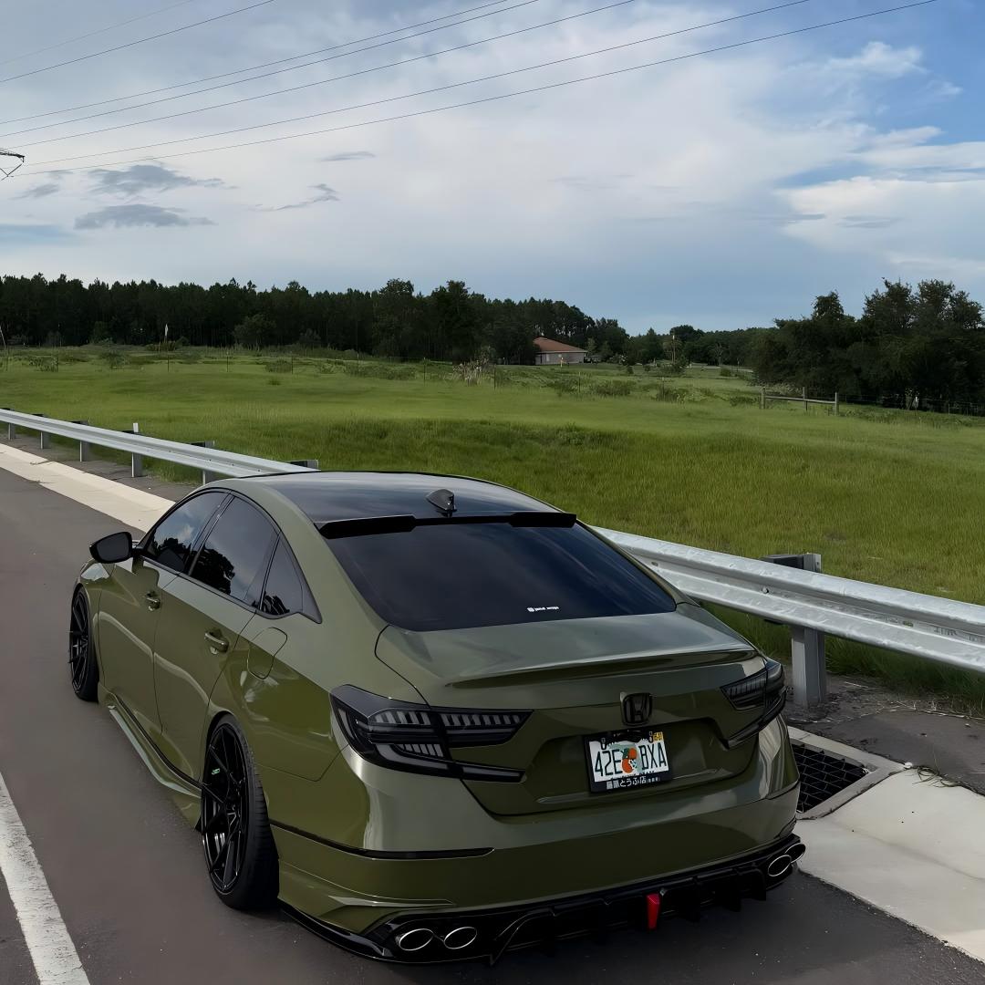 Gloss Military Green Car Vinyl Wrap PET