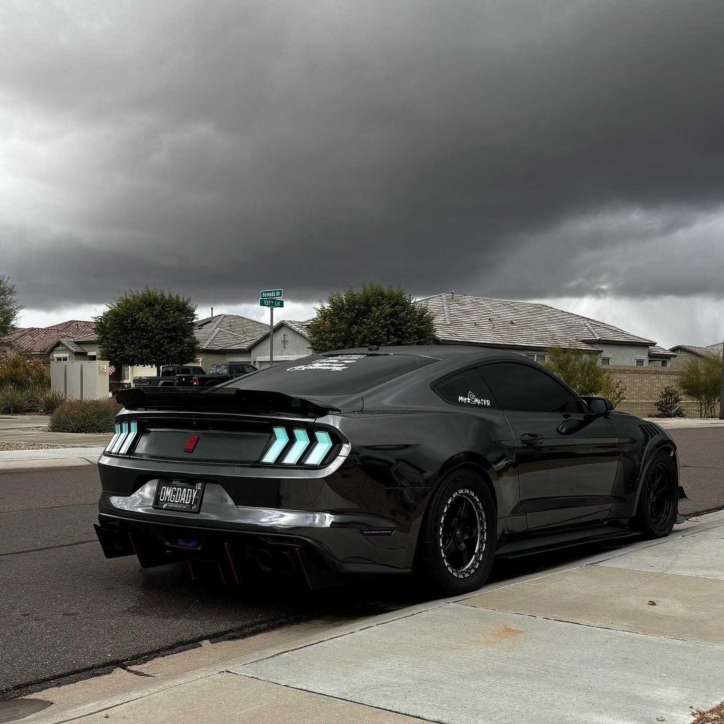 Gloss Chrome Mirror Black Car Vinyl Wrap PET