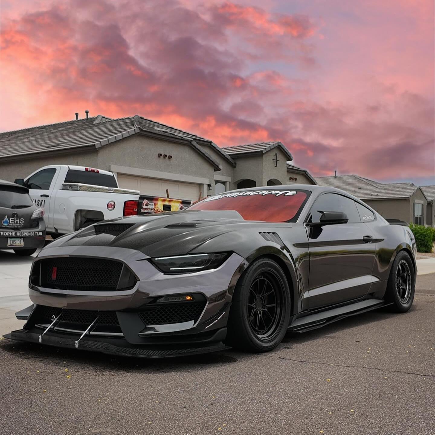 Gloss Chrome Mirror Black Car Vinyl Wrap PET