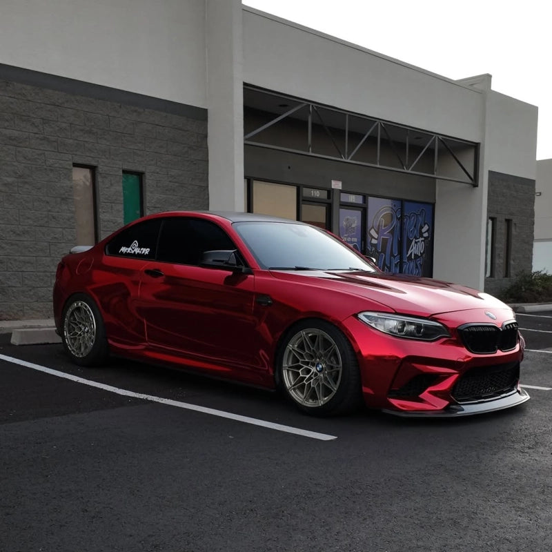 Gloss Mirror Chrome Candy Apple Red Car Vinyl Wrap PET