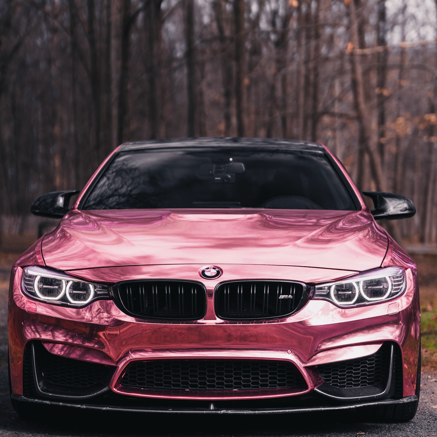 Gloss Mirror Chrome Rose Gold Car Vinyl Wrap