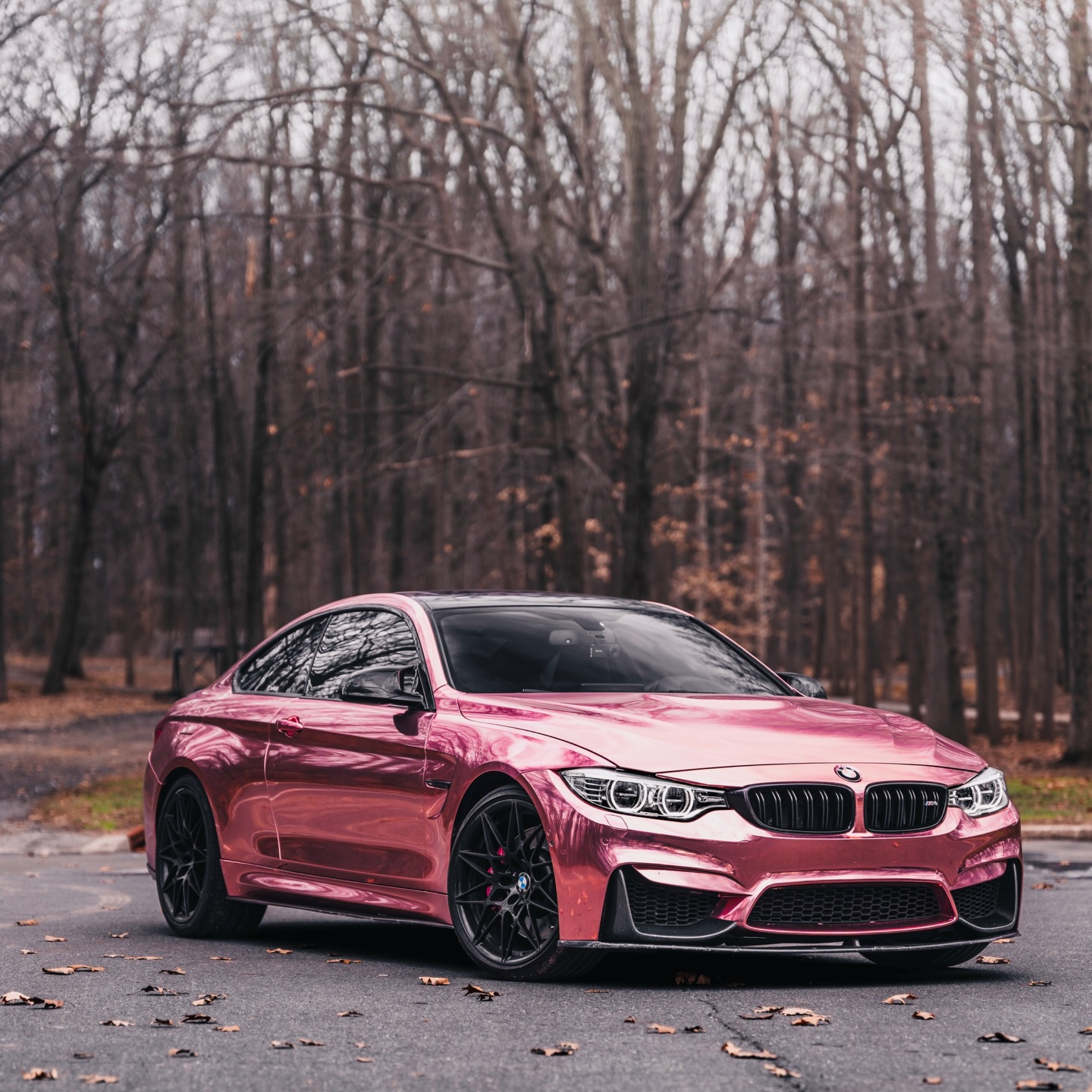 Gloss Mirror Chrome Rose Gold Car Vinyl Wrap
