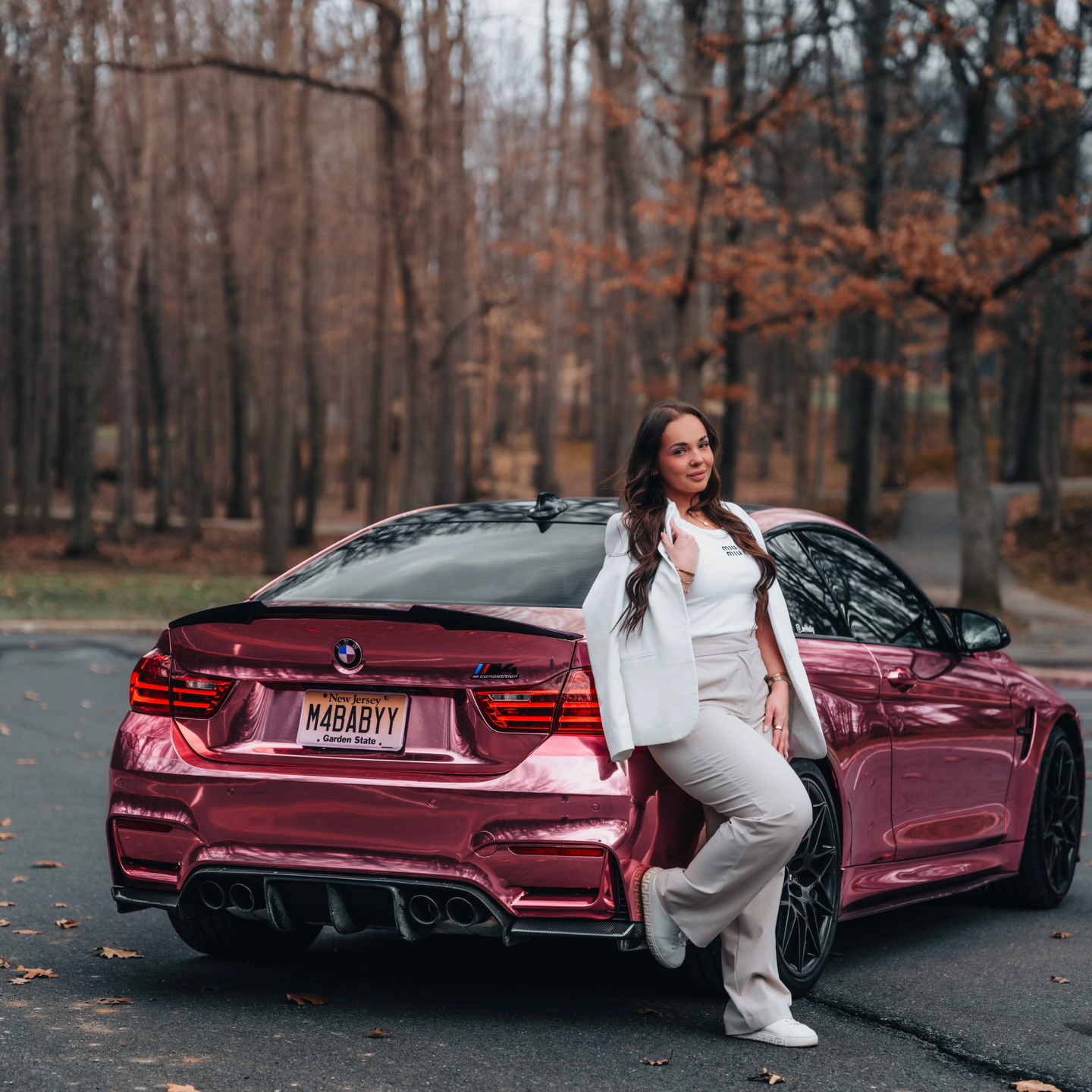 Gloss Mirror Chrome Rose Gold Car Vinyl Wrap