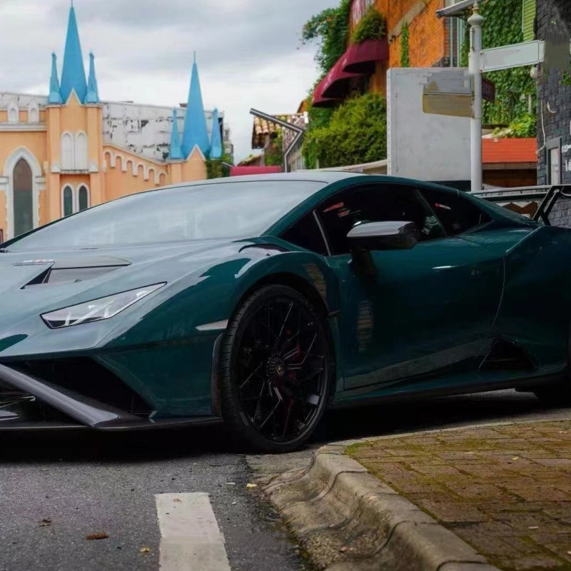 Gloss Mohsen Green Car Vinyl Wrap PET