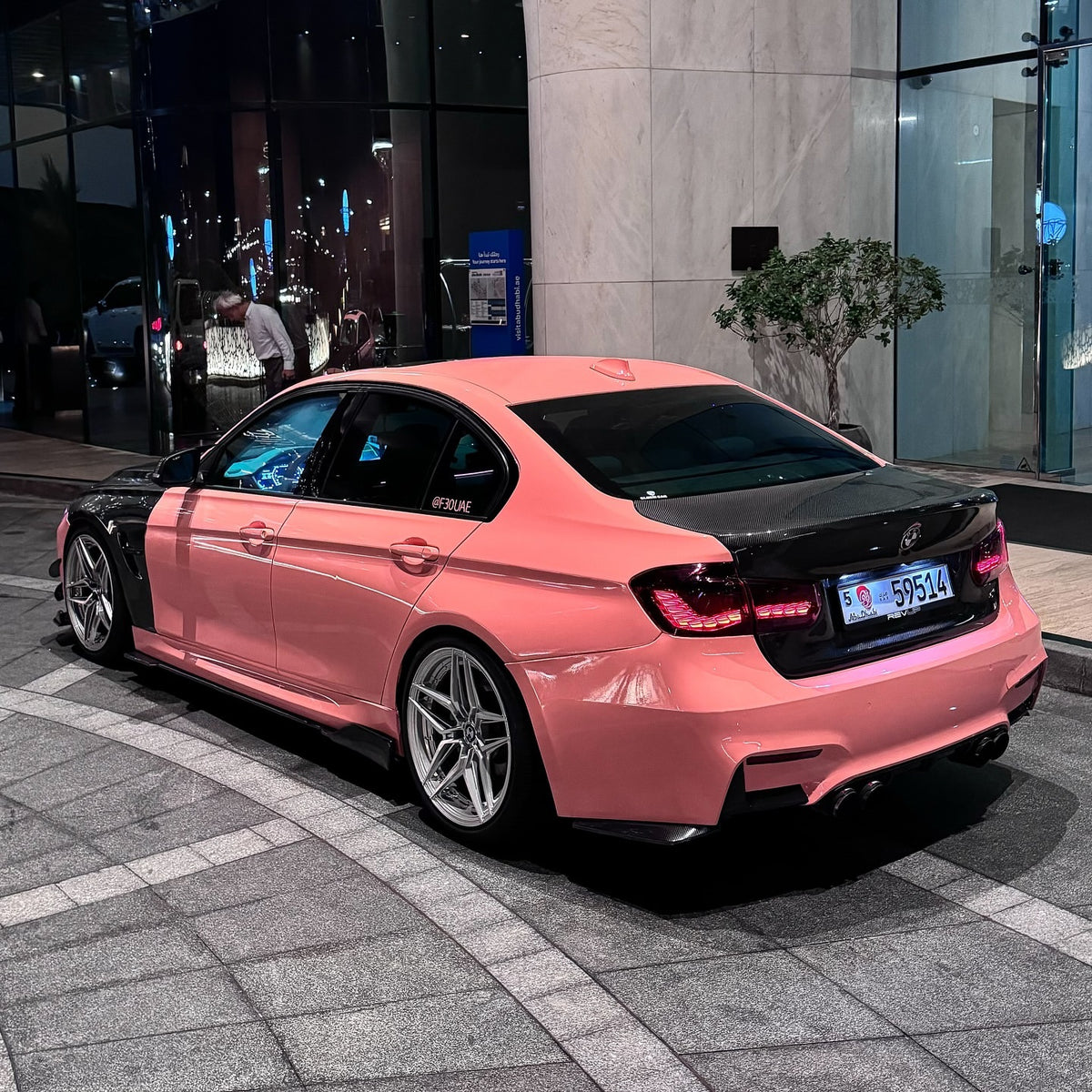 Gloss Salmon Pink Car Vinyl Wrap PET