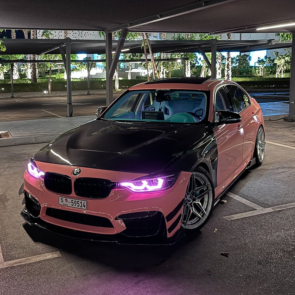 Gloss Salmon Pink Car Vinyl Wrap PET