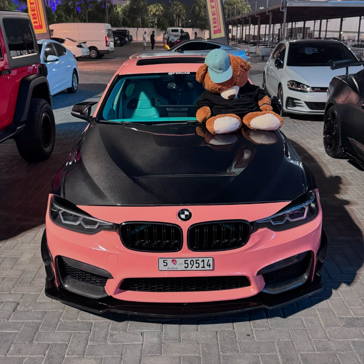 Gloss Salmon Pink Car Vinyl Wrap PET