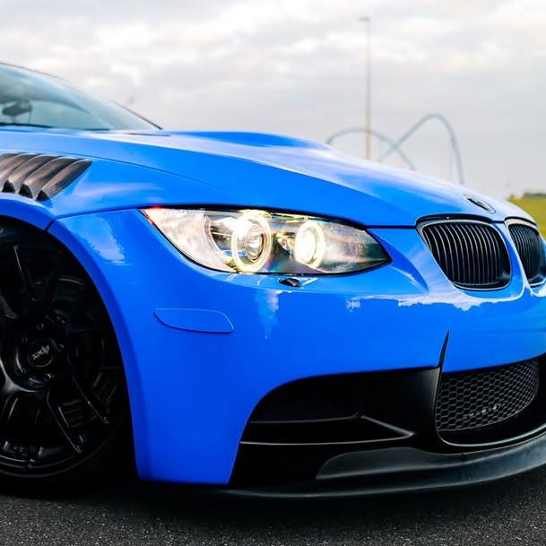 Gloss Voodoo Blue Car Vinyl Wrap PET