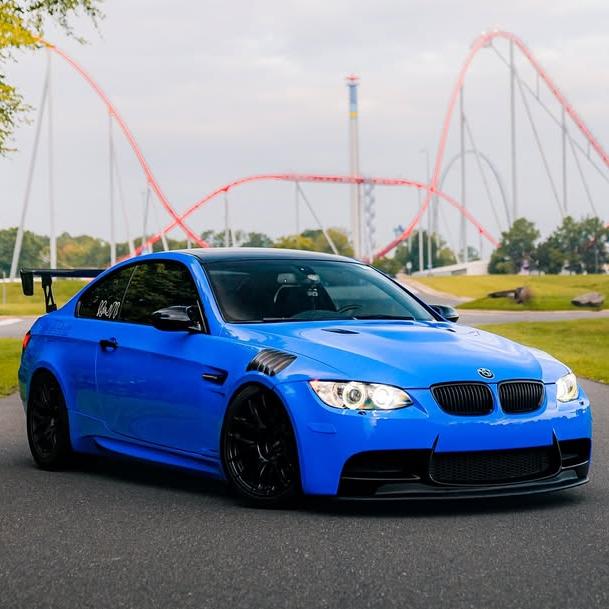 Gloss Voodoo Blue Car Vinyl Wrap PET