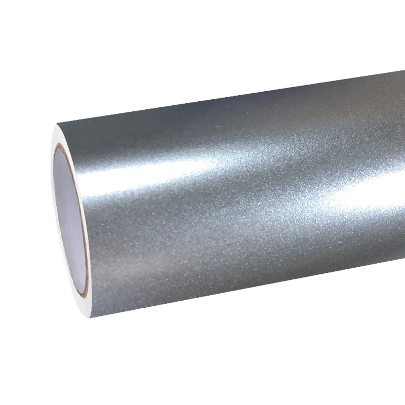 Matte Satin Chrome Silver Car Wrap by ALUKOCARWRAP