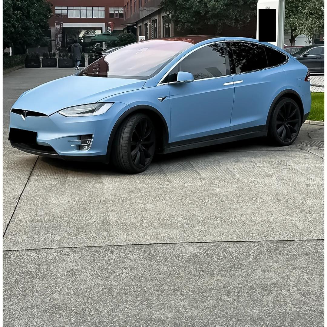 Matte Blue Wrap China Blue Car Wrap
