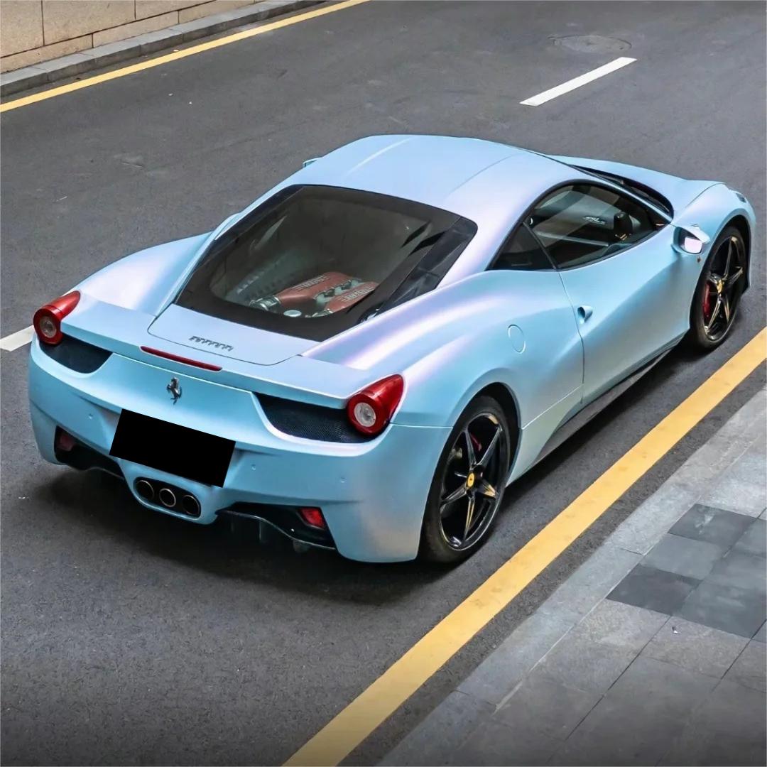 Matte Chameleon Blue Purple Car Wrap Vinyl PET