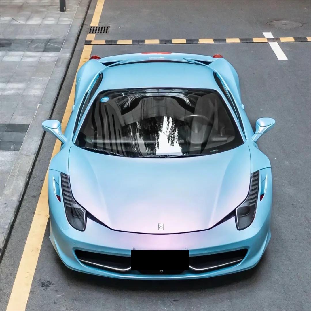 Matte Chameleon Blue Purple Car Wrap Vinyl PET