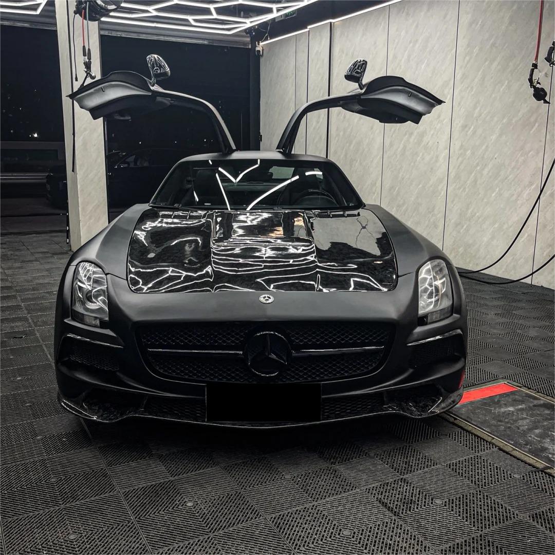 Matte Ultimate Flat Deep Black Car Vinyl Wrap