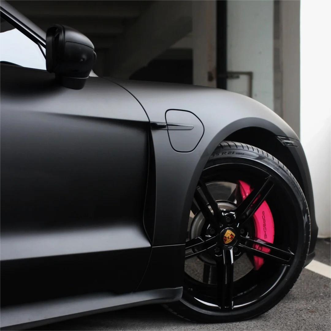 Matte Ultimate Flat Deep Black Car Vinyl Wrap