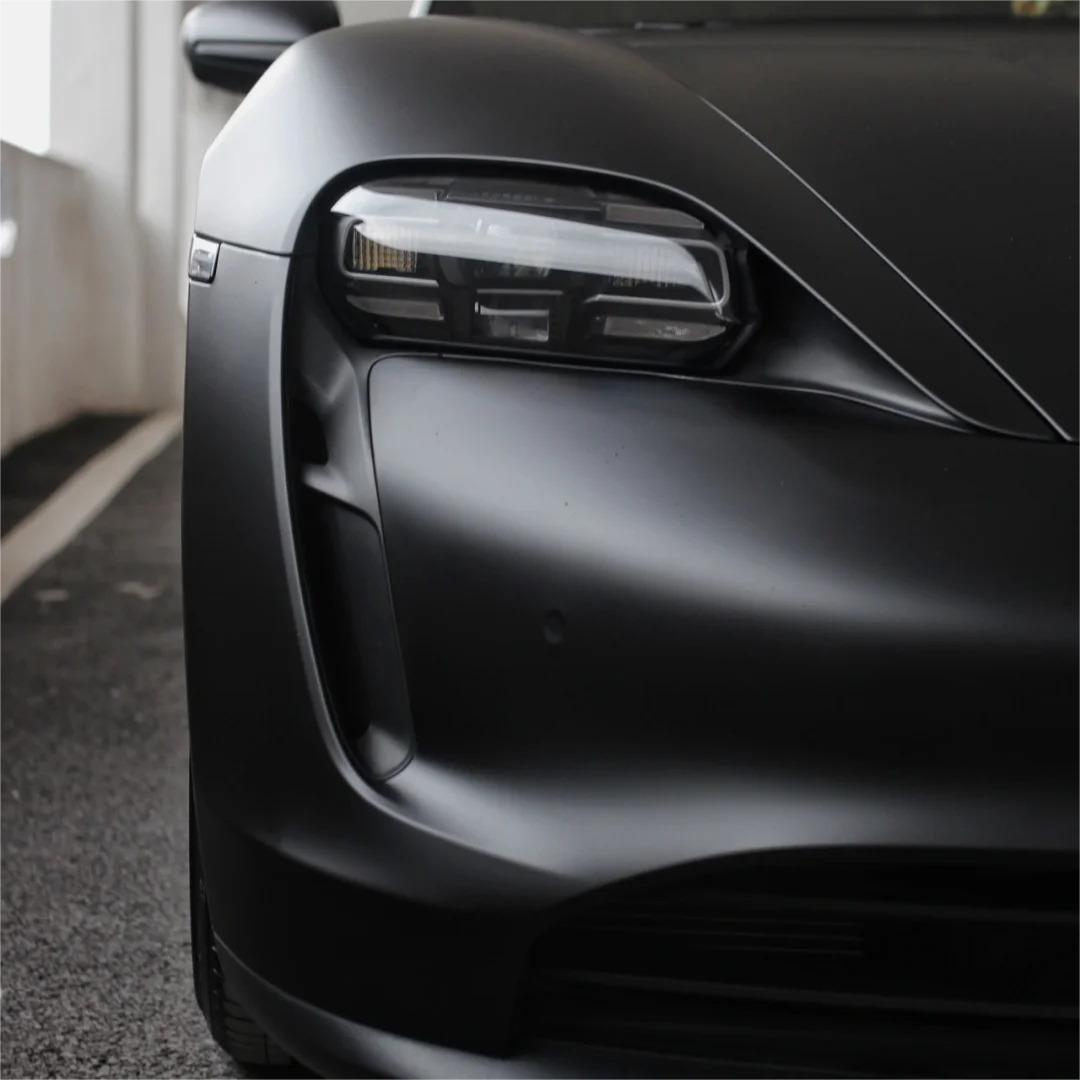 Matte Ultimate Flat Deep Black Car Vinyl Wrap
