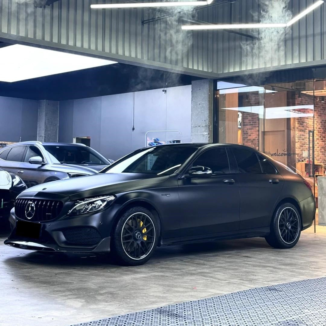 Matte Ultimate Flat Deep Black Car Vinyl Wrap
