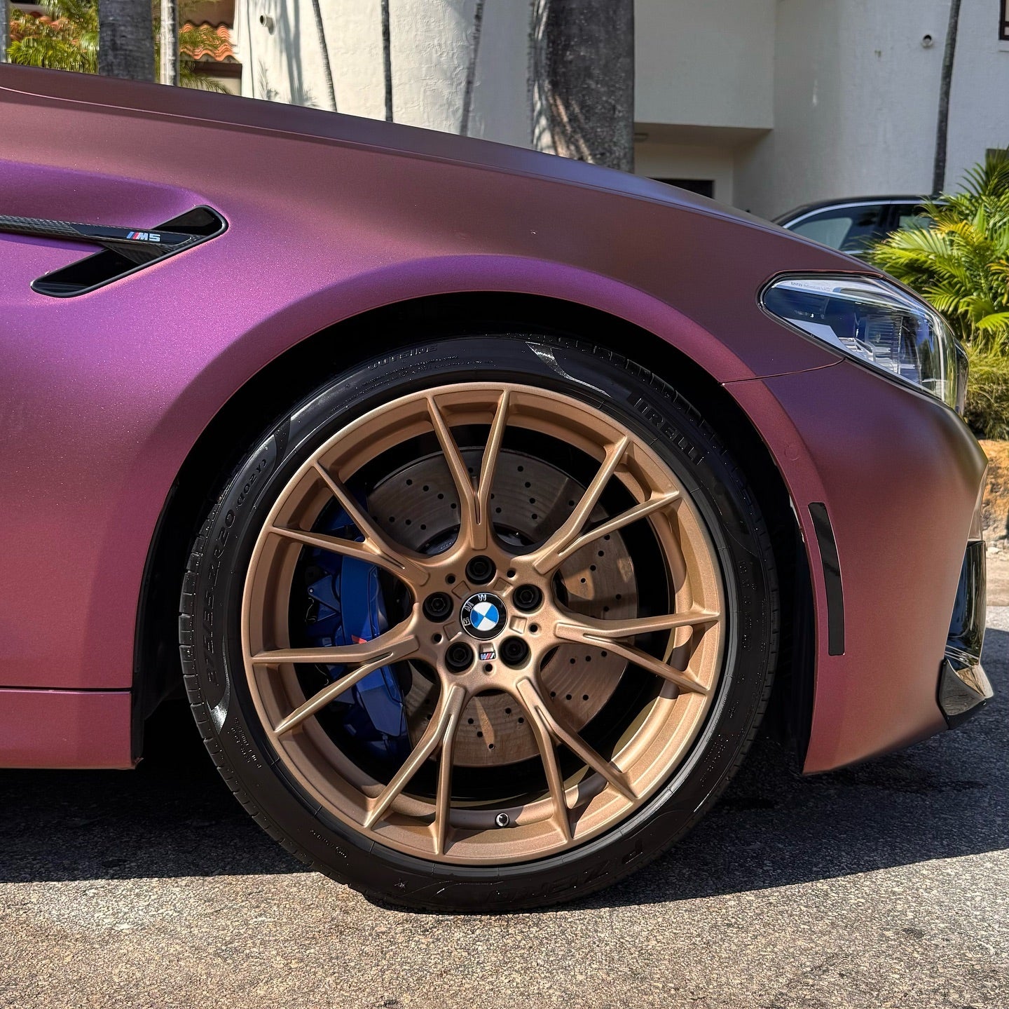 Matte Diamond Brown Red Car Vinyl Wrap