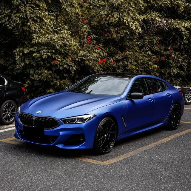 Matte Metallic Satin Blueberry Car Vinyl Wrap PET