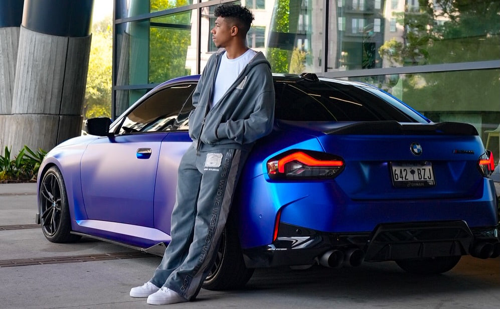 Matte Metallic Satin Blueberry Car Vinyl Wrap PET