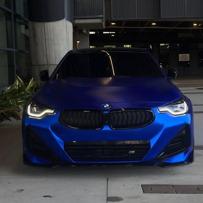 Matte Metallic Satin Blueberry Car Vinyl Wrap PET
