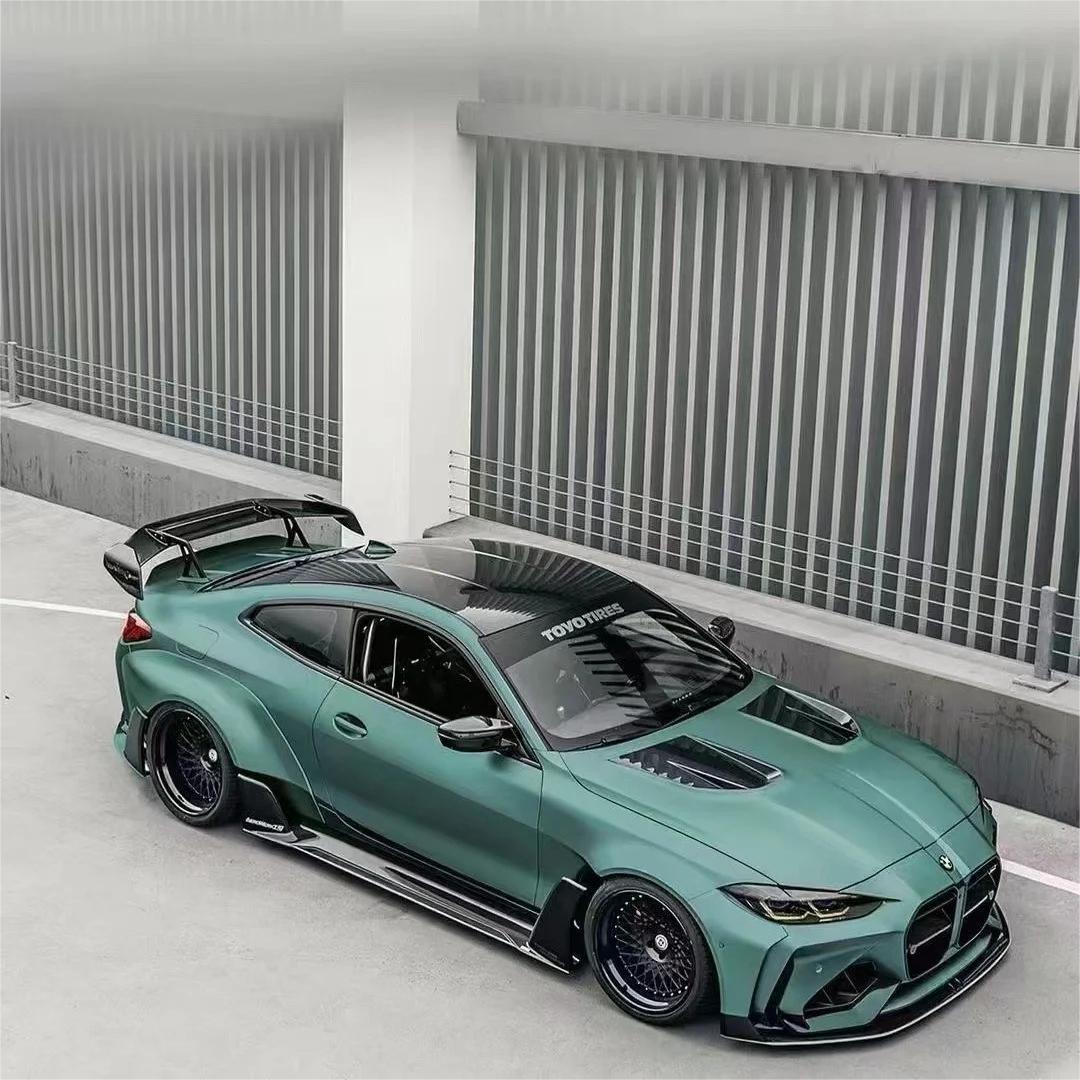 Matte Metallic Satin Hunter Green Car Vinyl Wrap PET