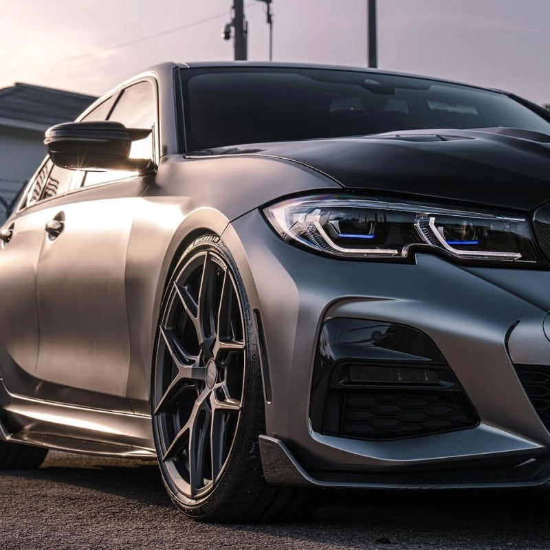 Matte Metallic Titanium Grey Car Vinyl Wrap PET