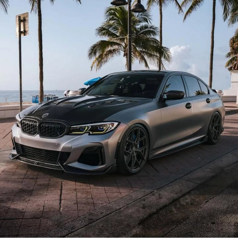 Matte Metallic Titanium Grey Car Vinyl Wrap PET