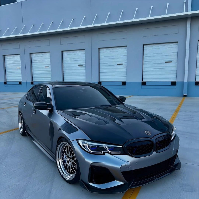 Matte Metallic Titanium Grey Car Vinyl Wrap PET