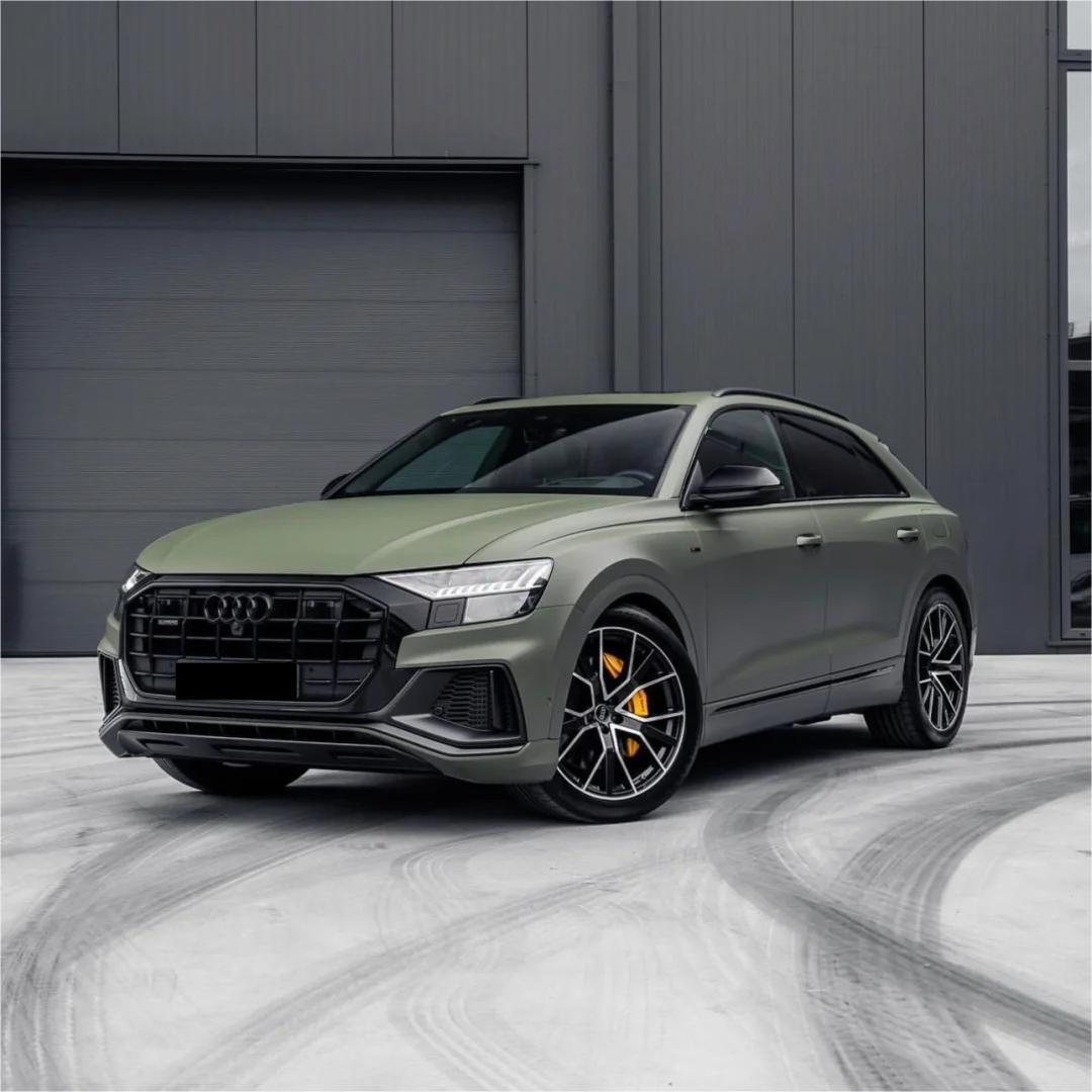 Matte Satin Ceramics Military Green Car Vinyl Wrap PET