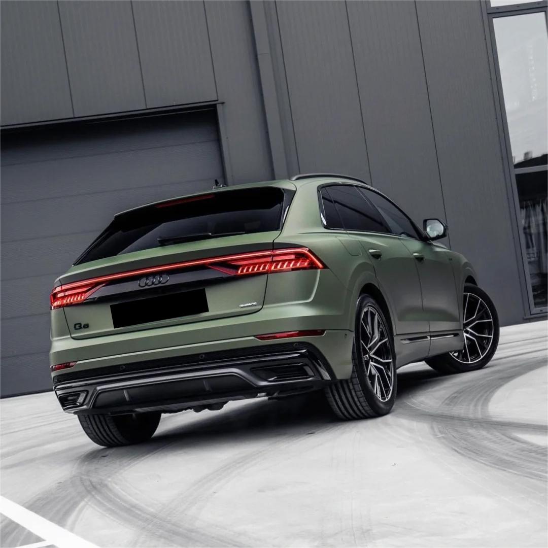 Matte Satin Ceramics Military Green Car Vinyl Wrap PET