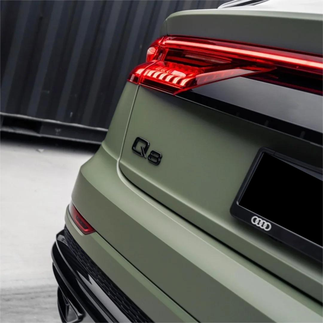 Matte Satin Ceramics Military Green Car Vinyl Wrap PET