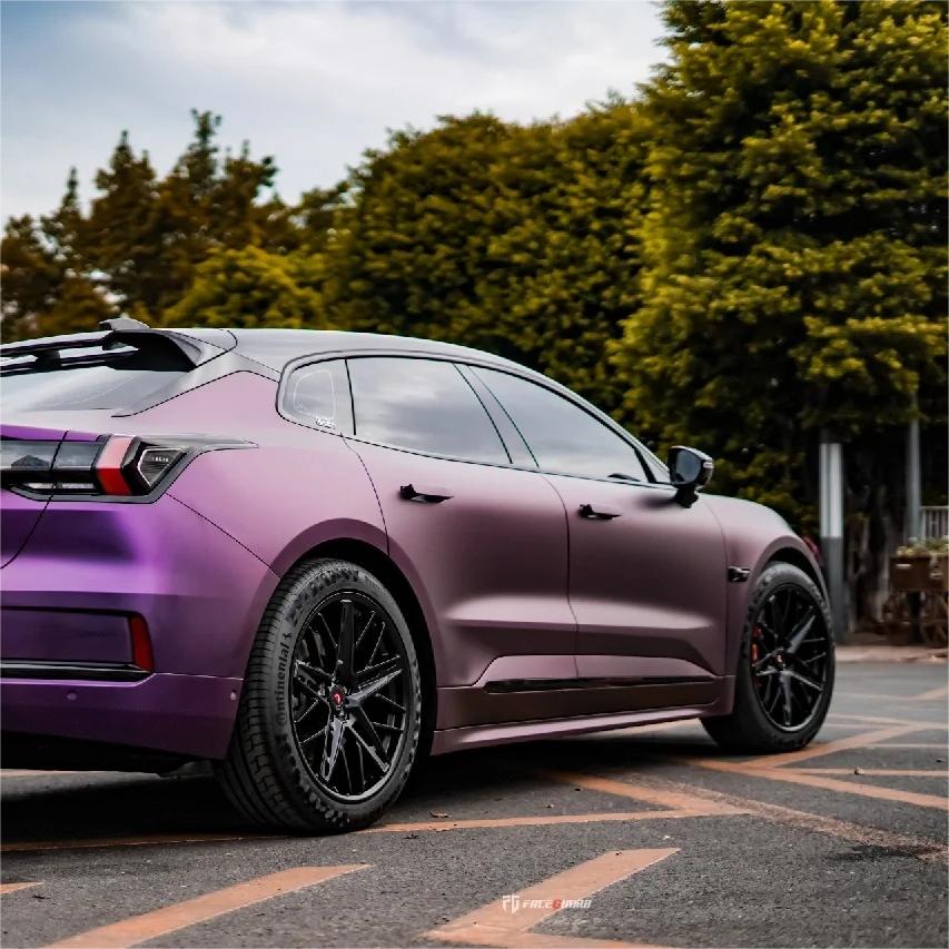 Matte Magic Purple Russian Violet Purple Car Vinyl Wrap PET