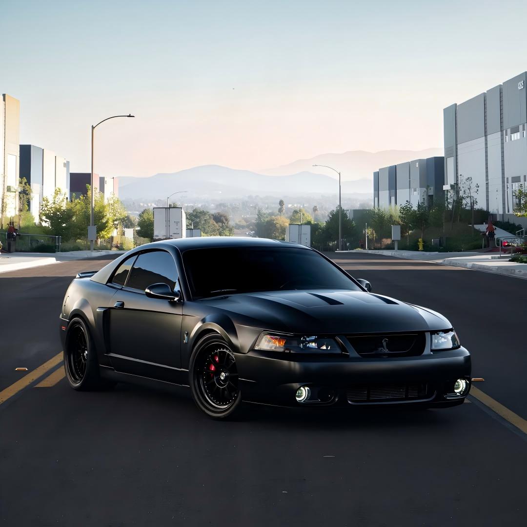 Matte Satin Black Ceramic Black Car Vinyl Wrap BMW PET